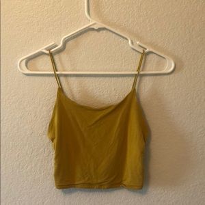 mustard yellow fashion nova crop top